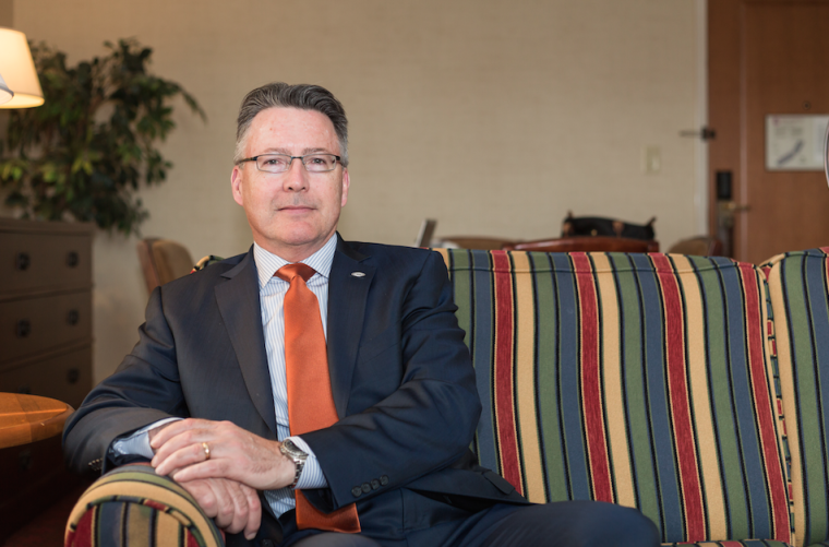 President Tim Sands